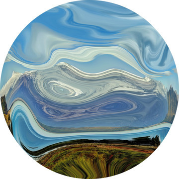 抽象水彩画 现代装饰艺术中的诗意流淌