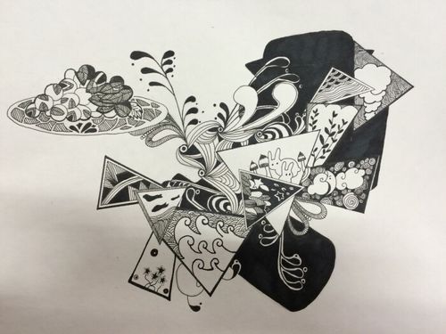 黑白装饰画 简约之美与艺术表达